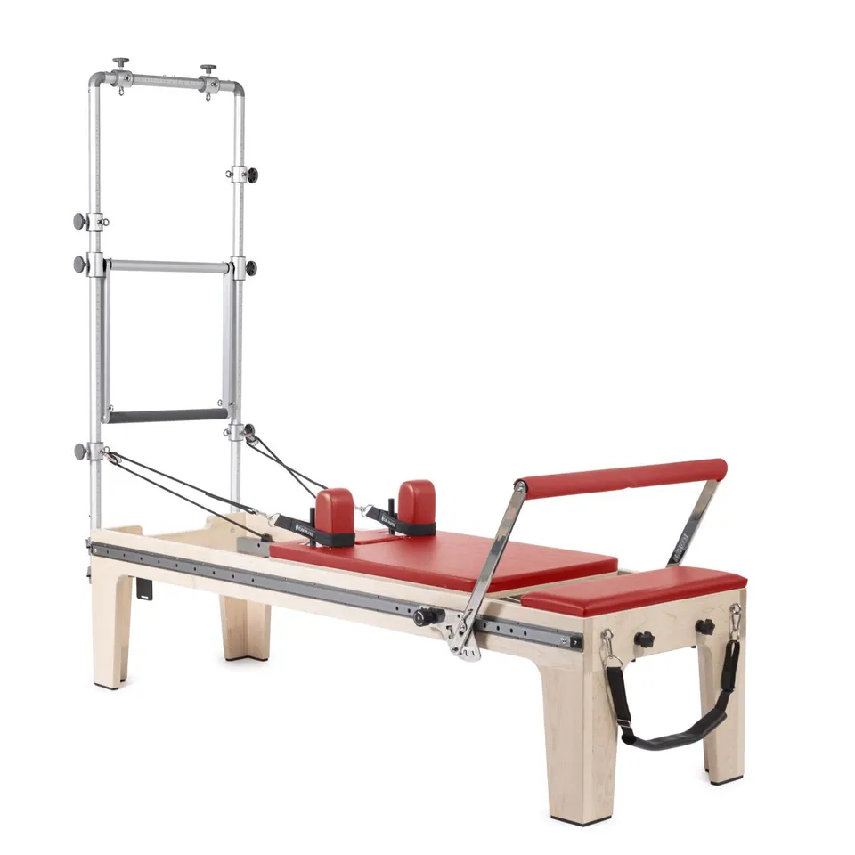 Reformer Pilates en érable avec tour Doline, vue 8