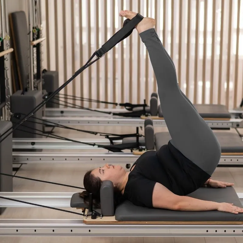 Reformer Pilates pliable en aluminium Silex, vue 4