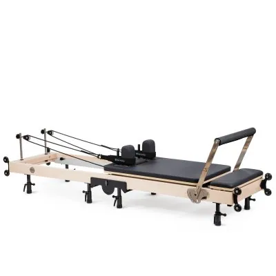 Reformer Pilates pliable en bois d'érable Dune : reformers, bois, pour illustrer « Avantages et limites »