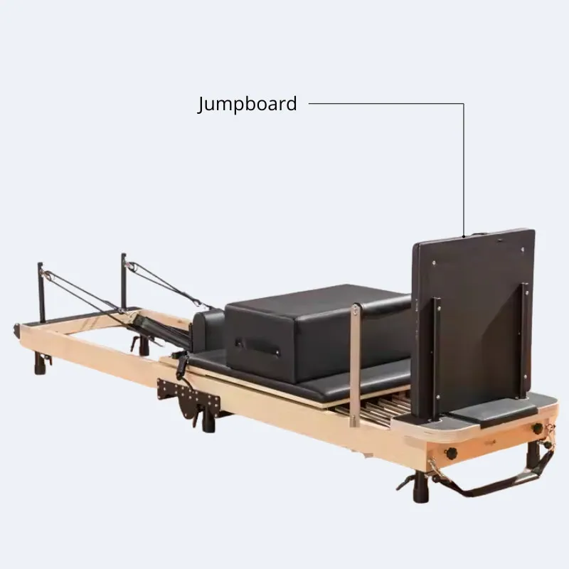 Reformer Pilates pliable en bois d’érable Vague, vue 7